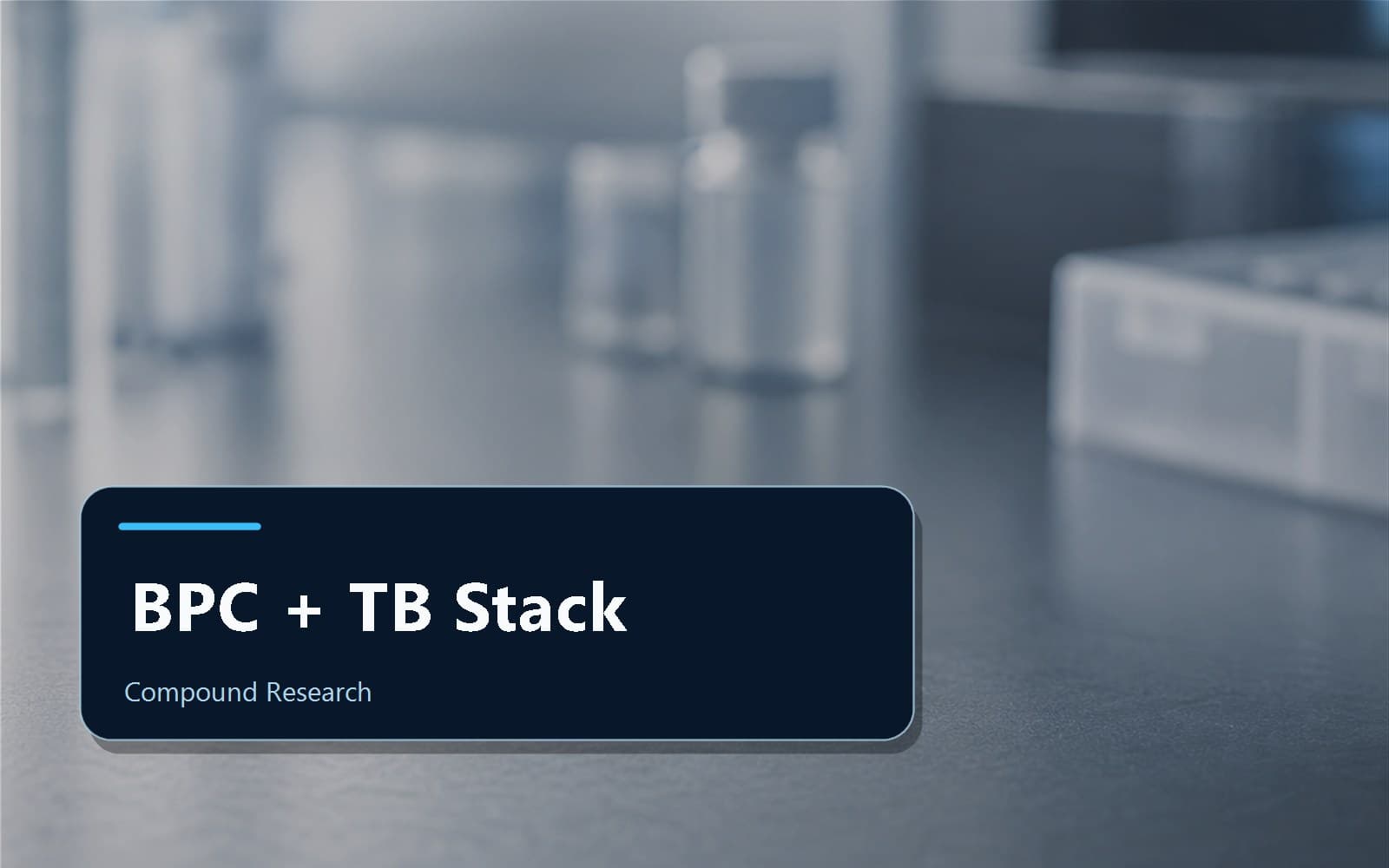 Blog thumbnail for BPC-157 and TB-500 stack research context