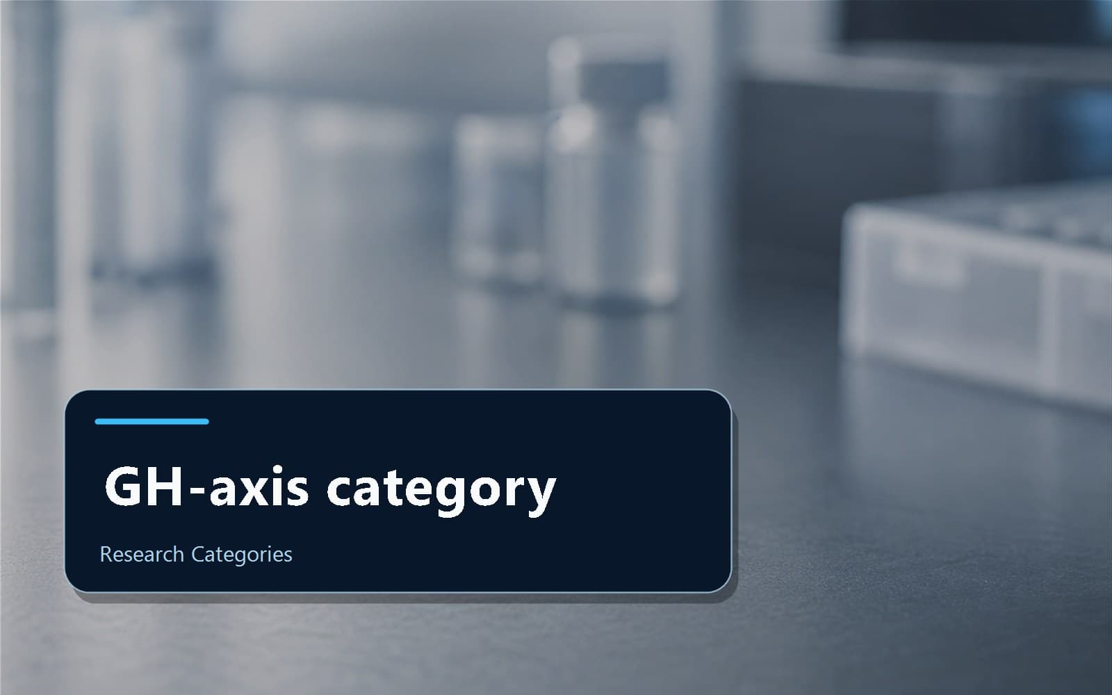 Scientific editorial image for growth-hormone-axis research peptide category