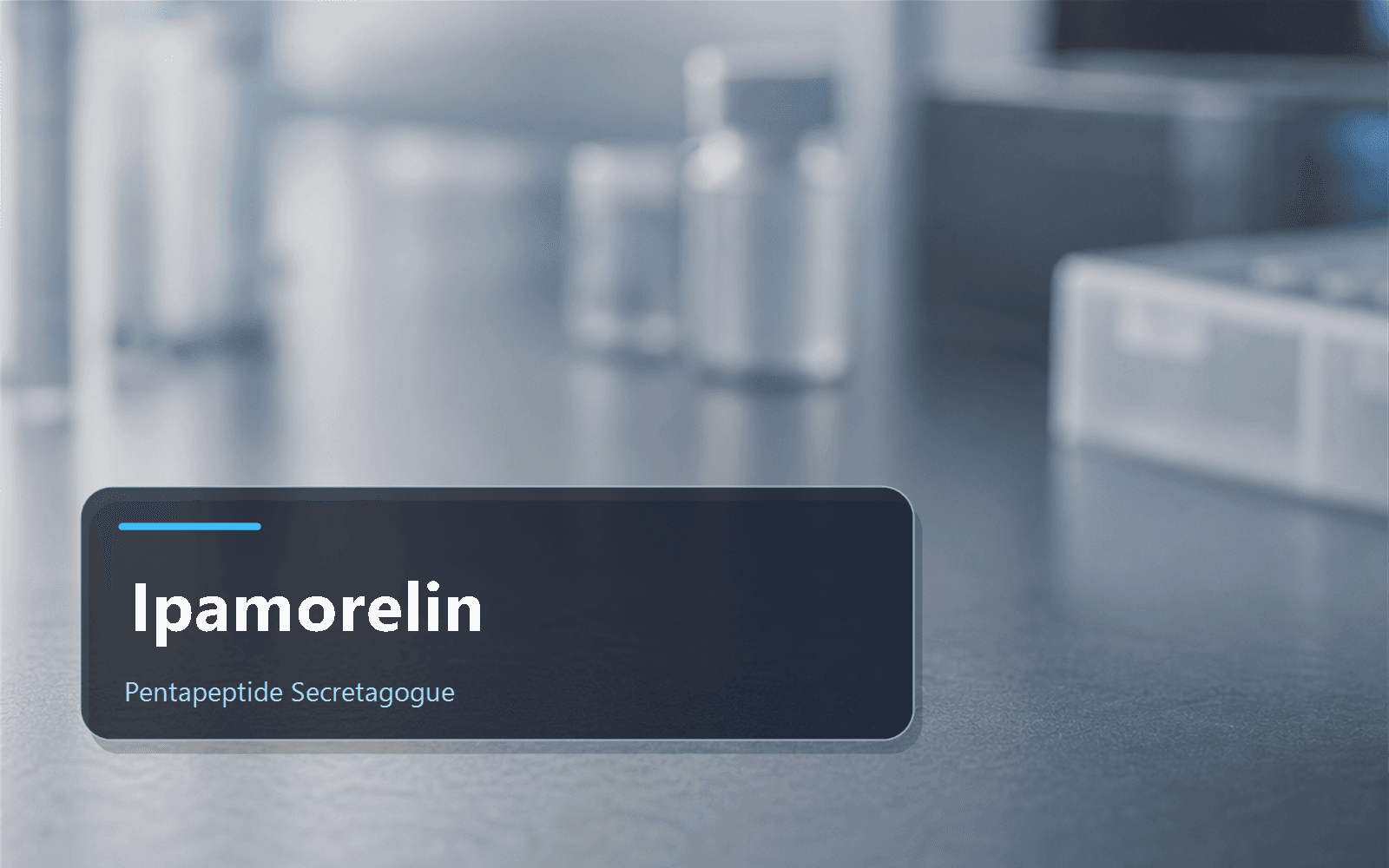 Blog thumbnail for Ipamorelin research peptide context
