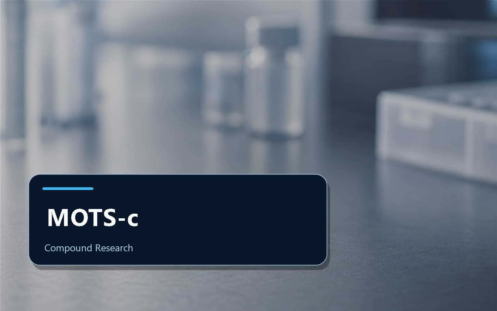 Blog thumbnail for MOTS-c mitochondrial peptide research context