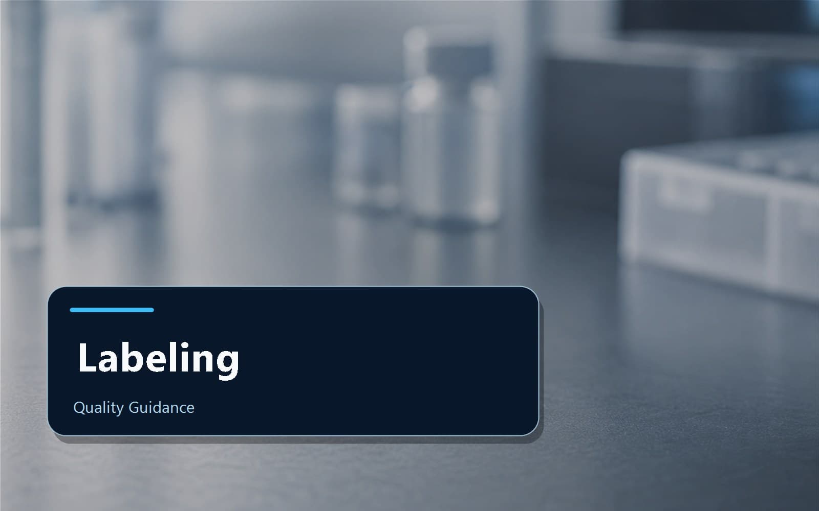 Scientific editorial image for peptide vial label and batch number traceability