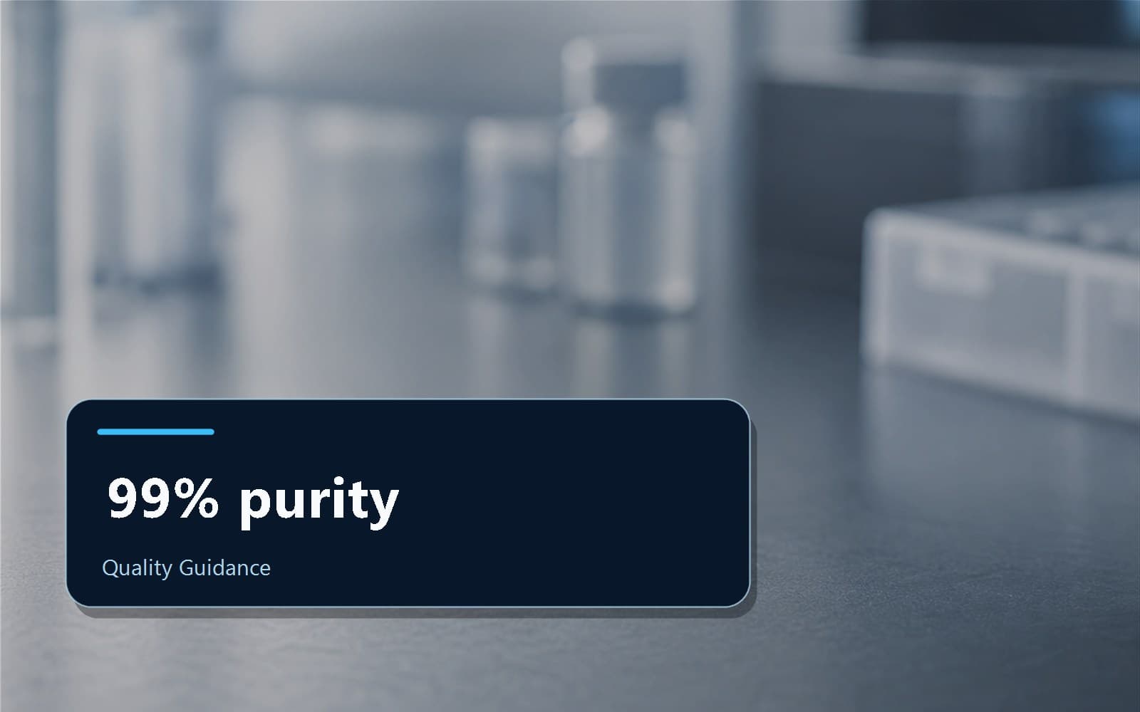 Scientific editorial image for 99 percent peptide purity and HPLC interpretation